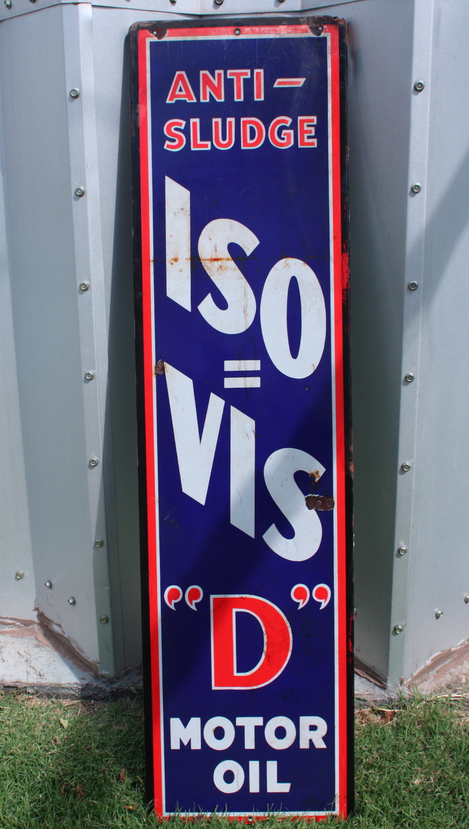 ISO-VIS "D" oil sign