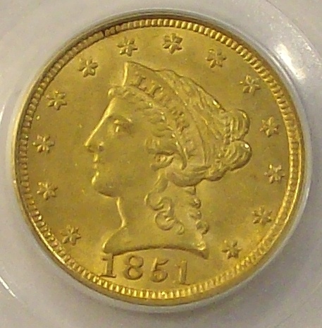 1851 & 1901 U.S. Gold Quarter Eagles - US Coins