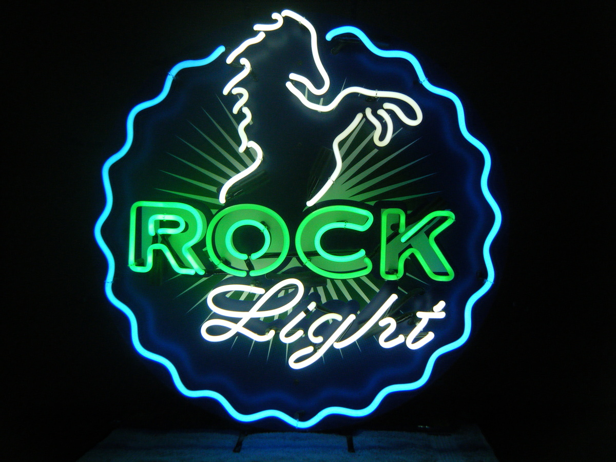 Rolling Rock Light Neon Sign