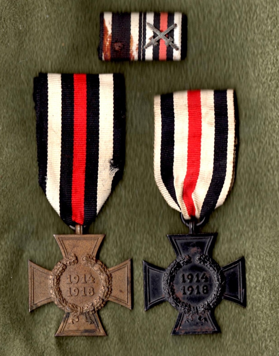 Honor Crosses for non-combatants and next of kin