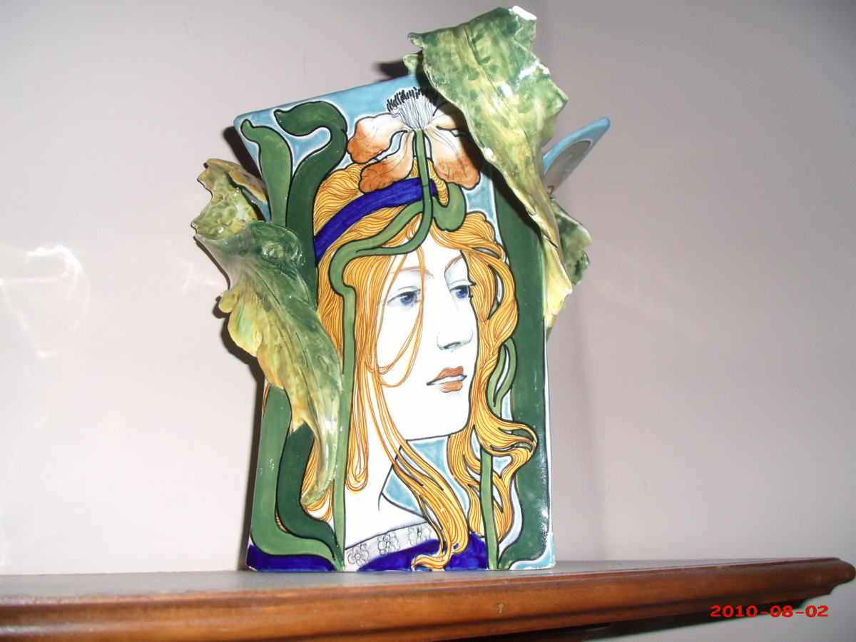 Salvini Italia art nouveau vase