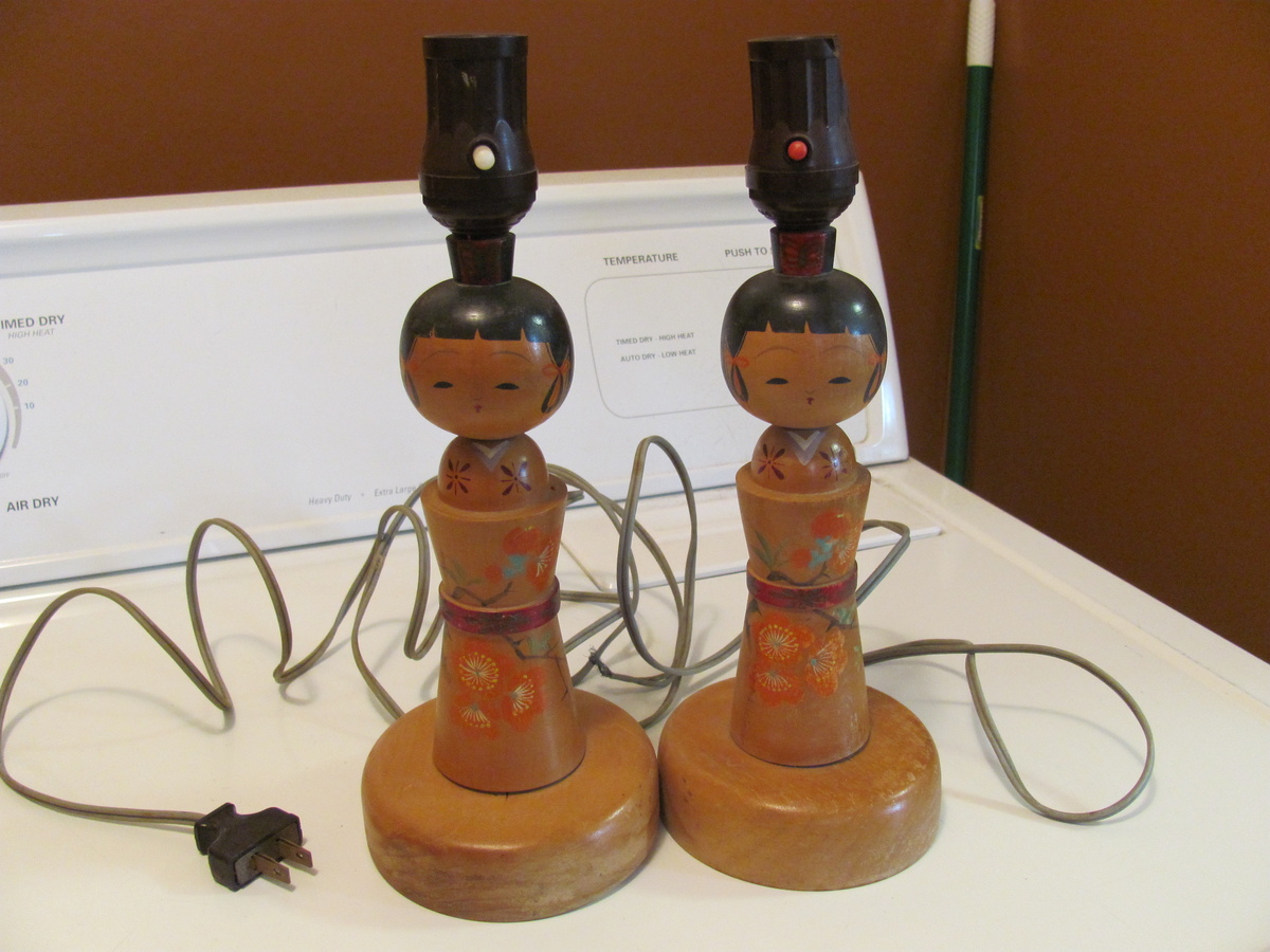 Kokeshi Doll Lamps