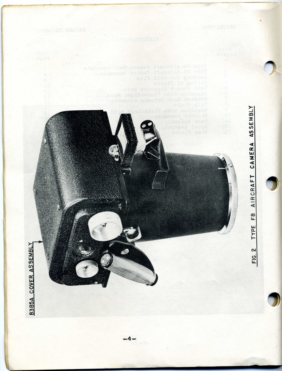 Keystone F 8 Aircraft Camera  - Cameras