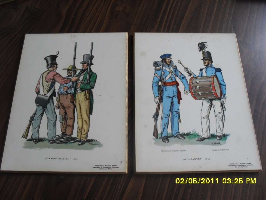 ROTC Photo's on Wooden Backing. - Posters and Prints