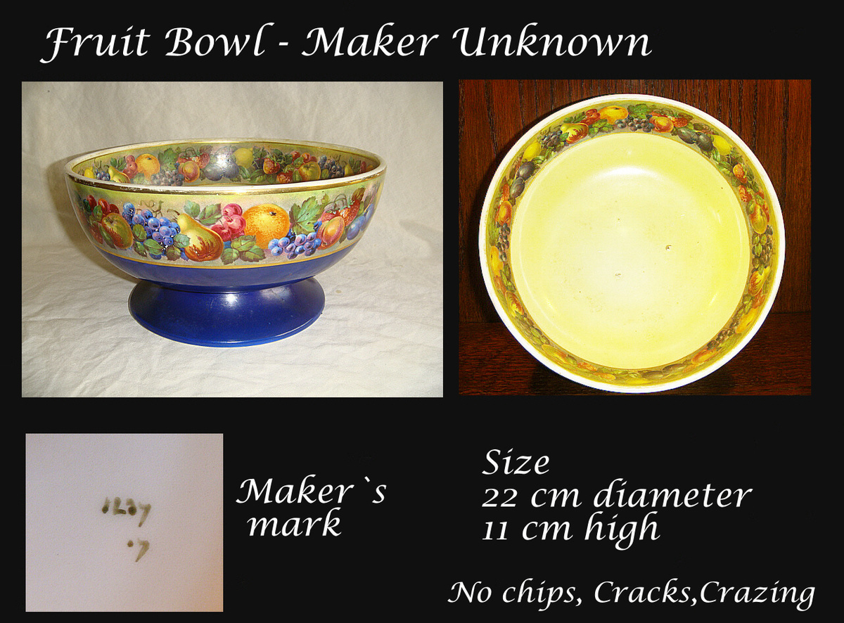 Decorative Fruit Bowl But who made it 