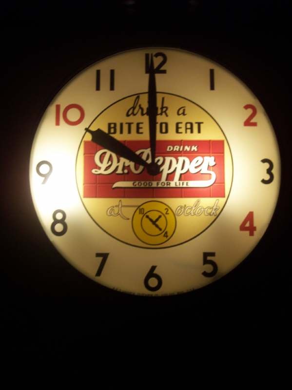 Dr. Pepper 10-2-4 clock