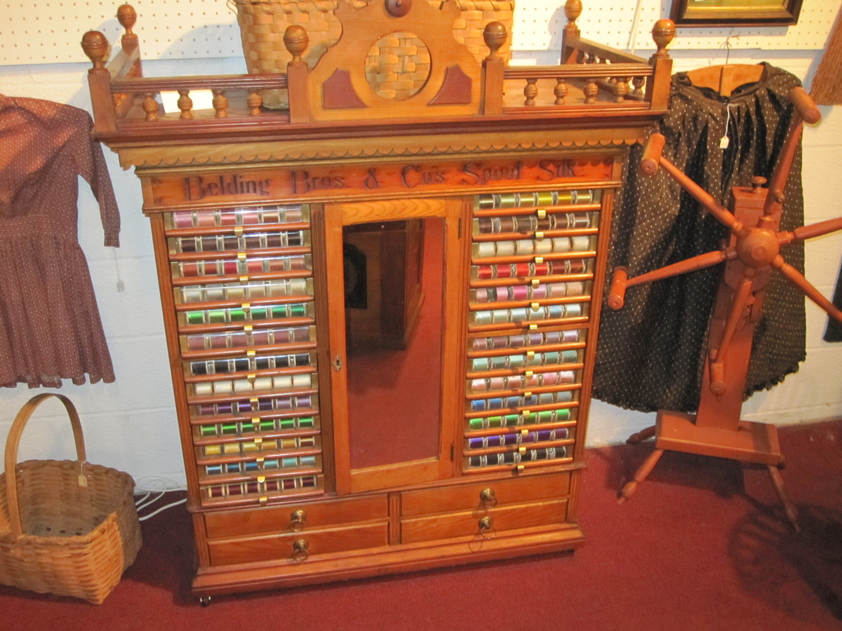 Belding Bros. Spool Cabinet Circa 1880s - Sewing