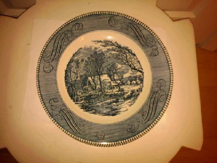 Currier & Ives plate - China and Dinnerware