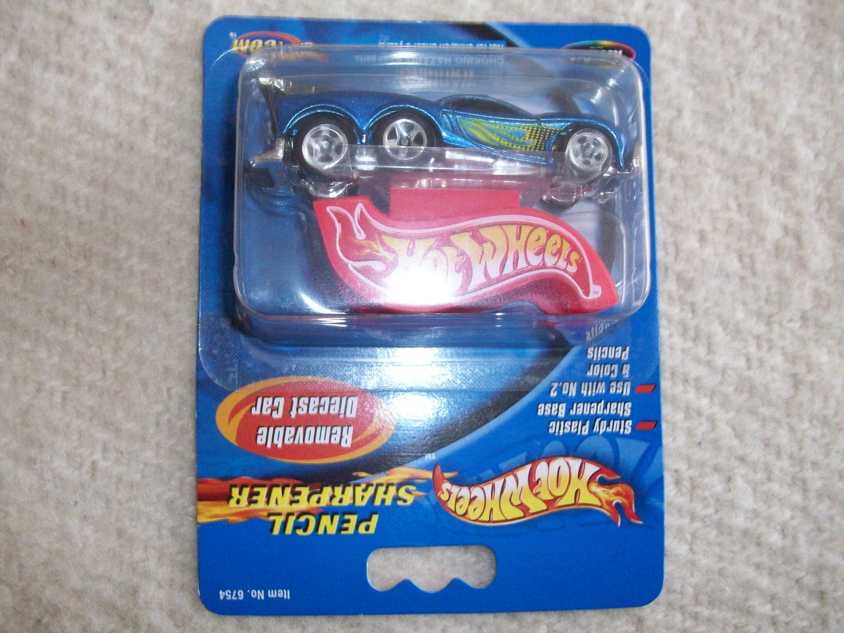 Hot Wheels Car And Pencil Sharpener 