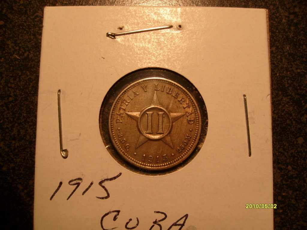 Cuba Two Cents - World Coins