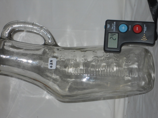pitcher of some kind, what is it,it has metric numbers on side like its used to measure a liquid.