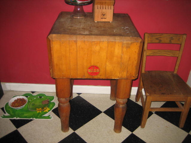 wartime era butcher block - Kitchen