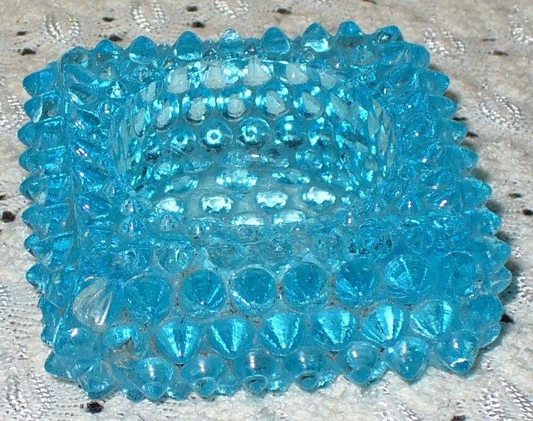 Turquoise Glass Tray