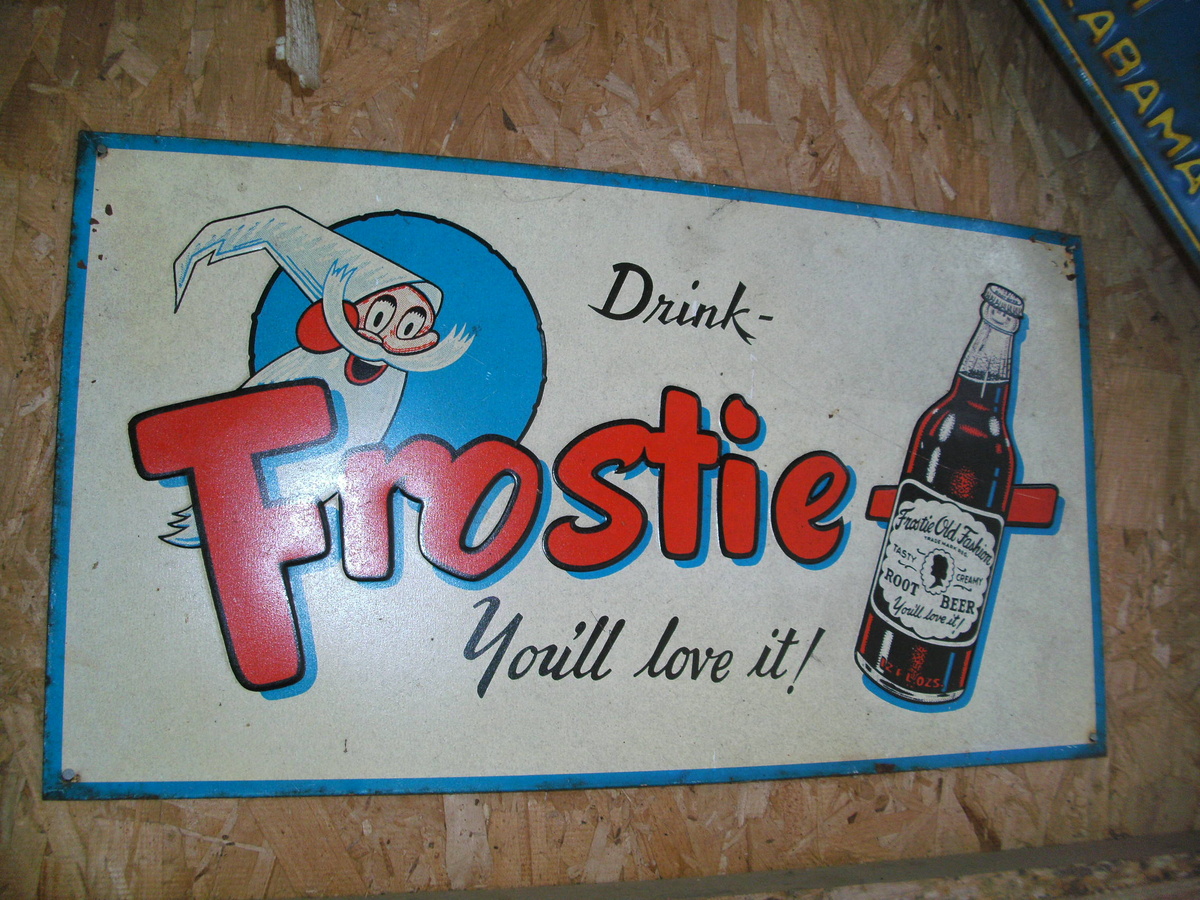 Frostie Root Beer Sign - Advertising