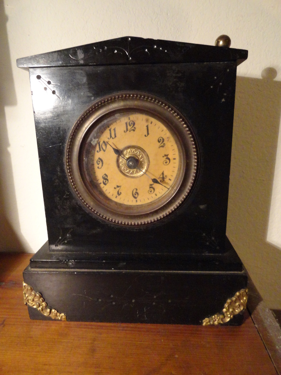 Antique Stone Clock --- Or Rock Clock - Clocks