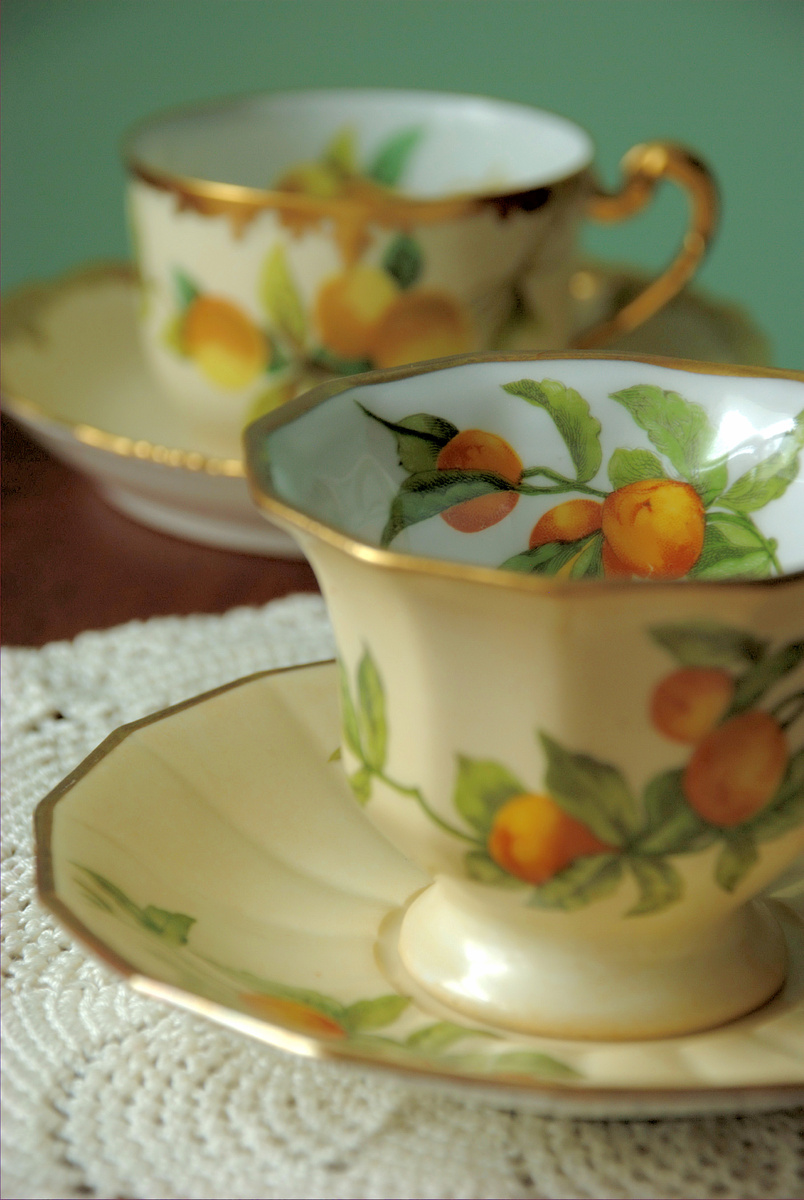 Limoges for Greenleaf & Crosby Co. Teacups and Saucers