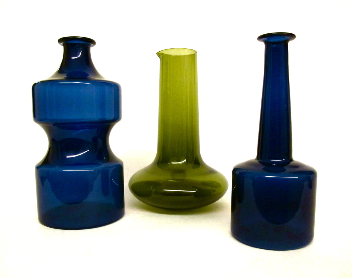 Collection of Timo Sarpaneva Decanters by Iittala