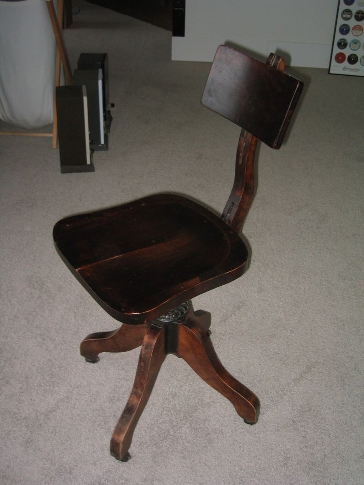 Early 1900s Cook Co. Office Chair - Furniture