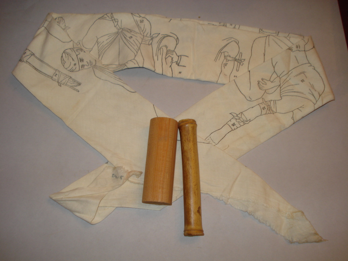 Medical Cloth with  Instruction How To medically treat.
