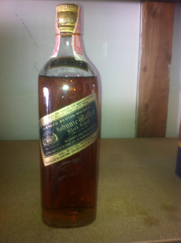 Old Johnnie Walker Bottle