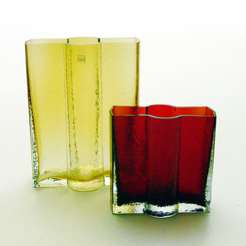 RAILLO vases, Nanny Still (Rihimäki Lasi, 1973)