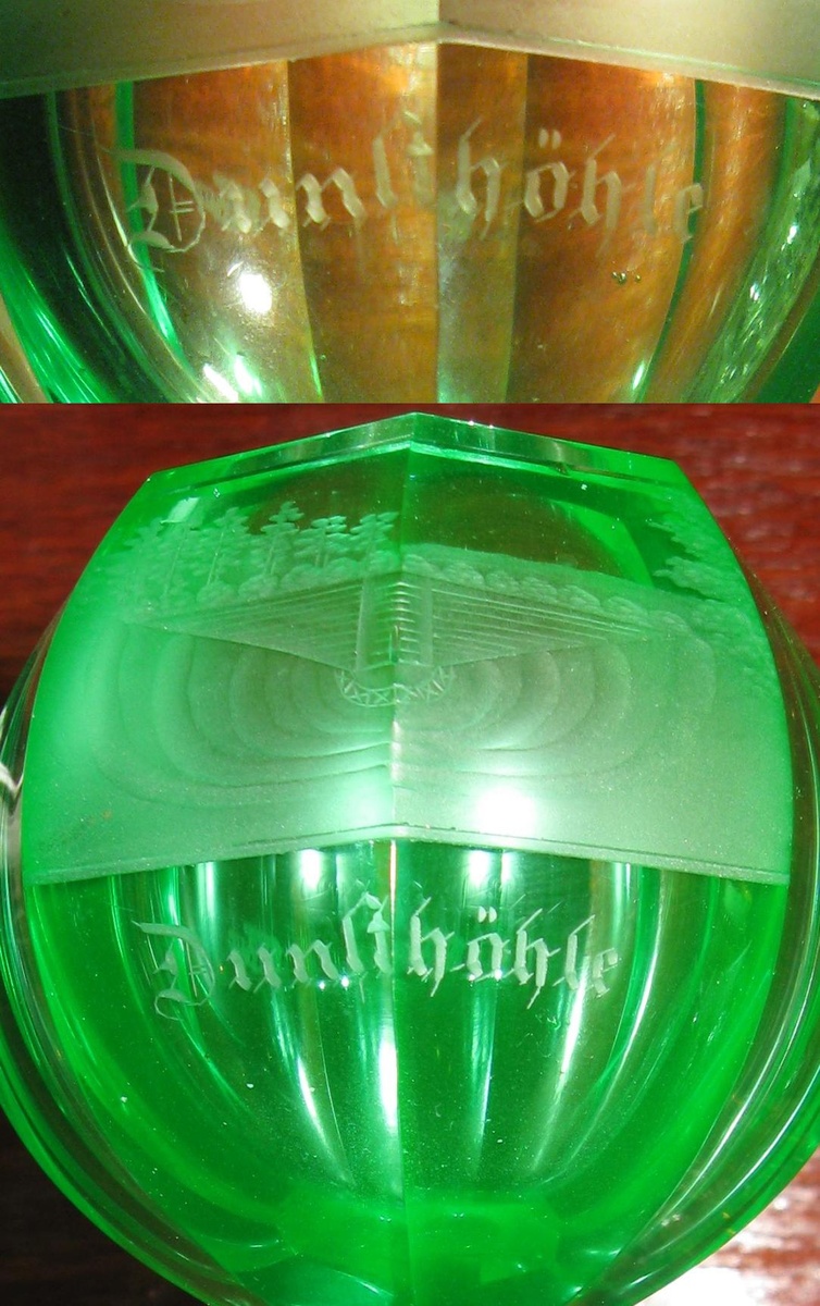 Dunst Hohle, Mineral Water Goblet, Pyrmont Germany - Glassware