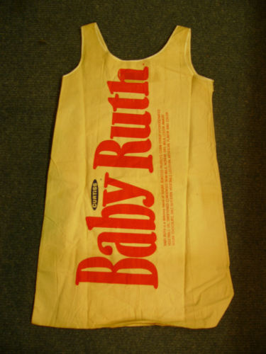 Vintage paper Baby Ruth dress 1960s