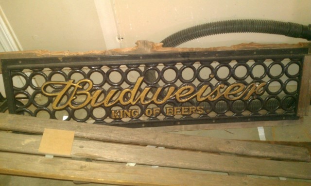 BUDWEISER BENCH - Breweriana