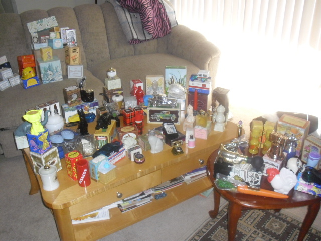 Vintage Avon decanter collection! most MIB