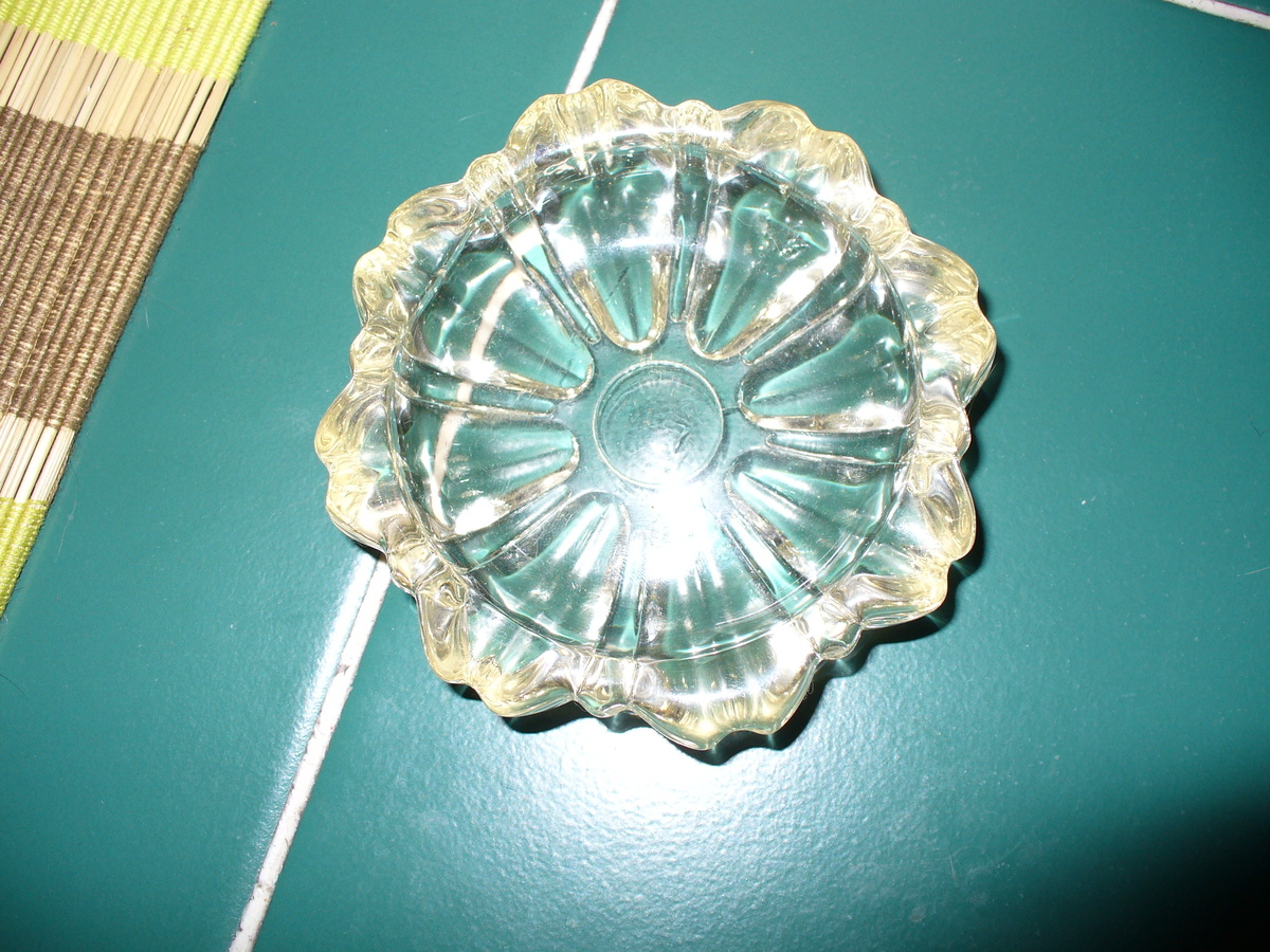 Yellow Glass Caster - Glassware