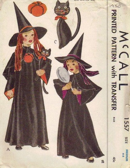Early 1950s Halloween Witches Costume