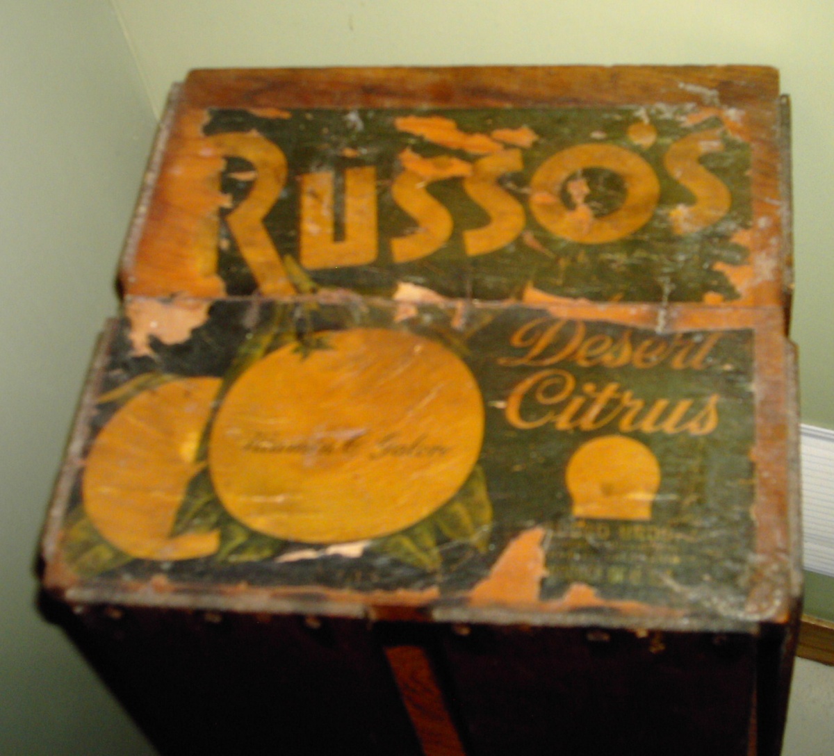 Russo's Desert Citrus Crate - Advertising