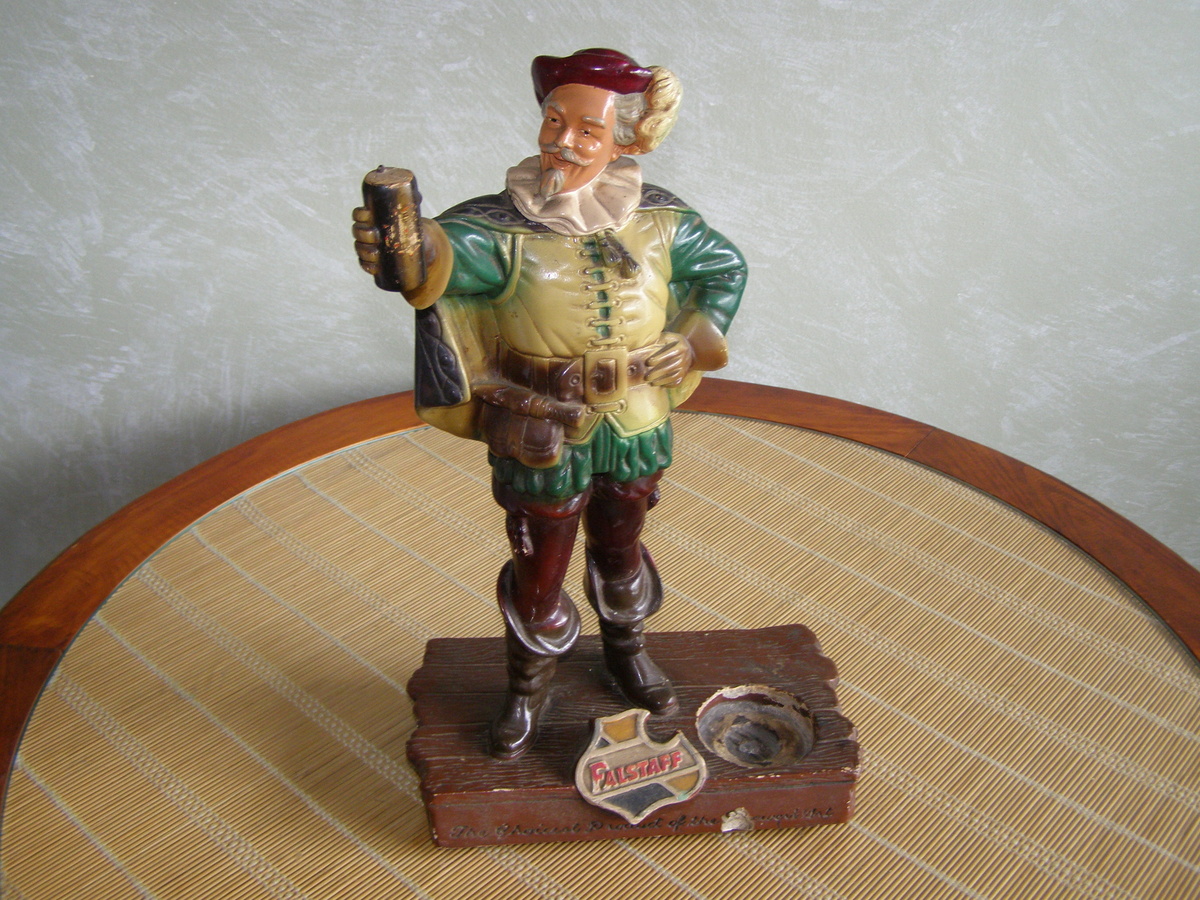 Vintage Falstaff Bar Figure - Breweriana