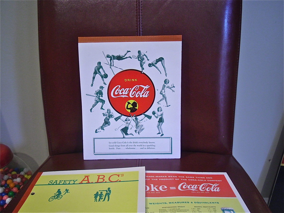  a few more Coca Cola writing tablets or notebooks I found in KY