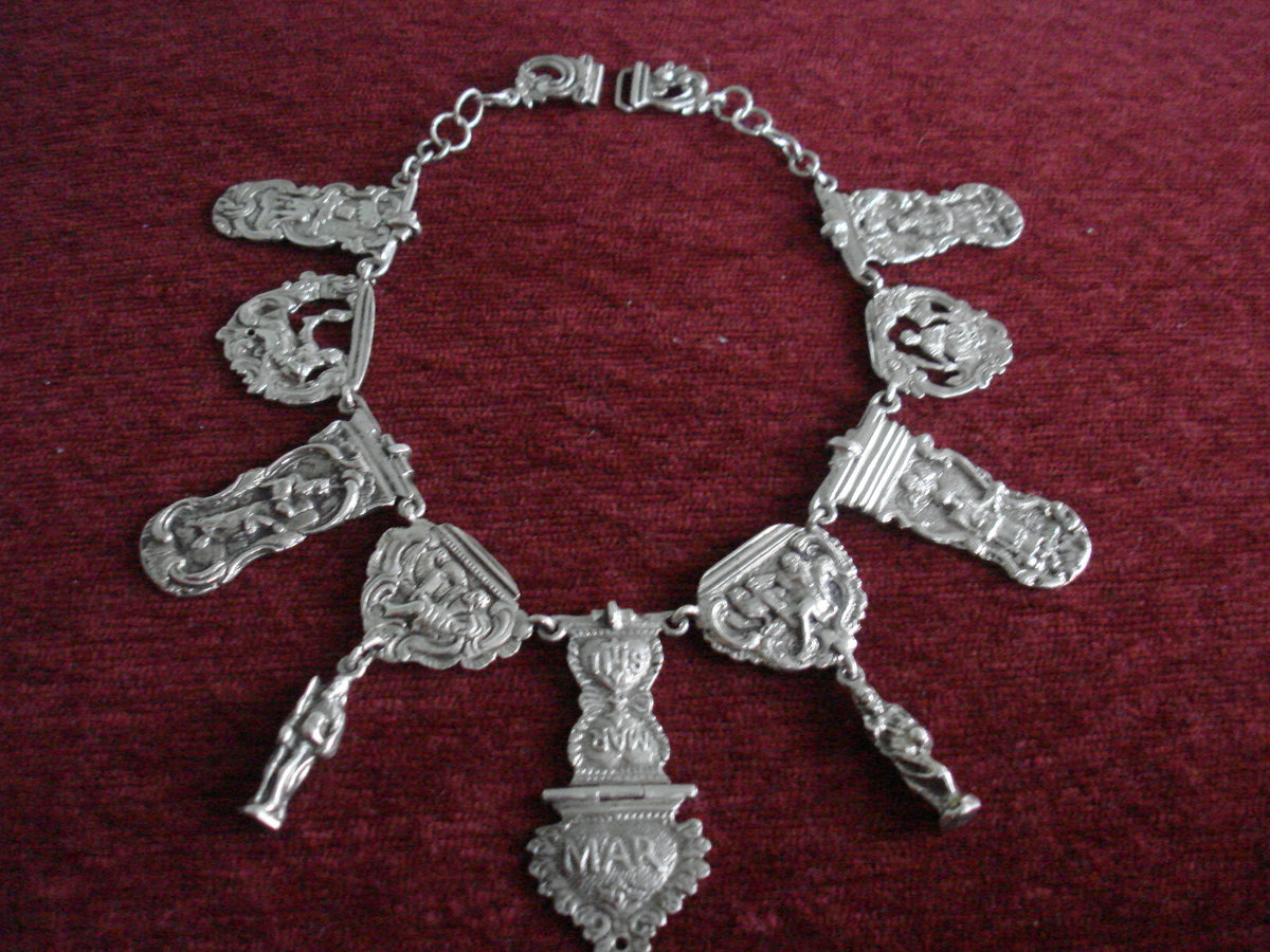 Antique Silver IHS Necklace - Fine Jewelry