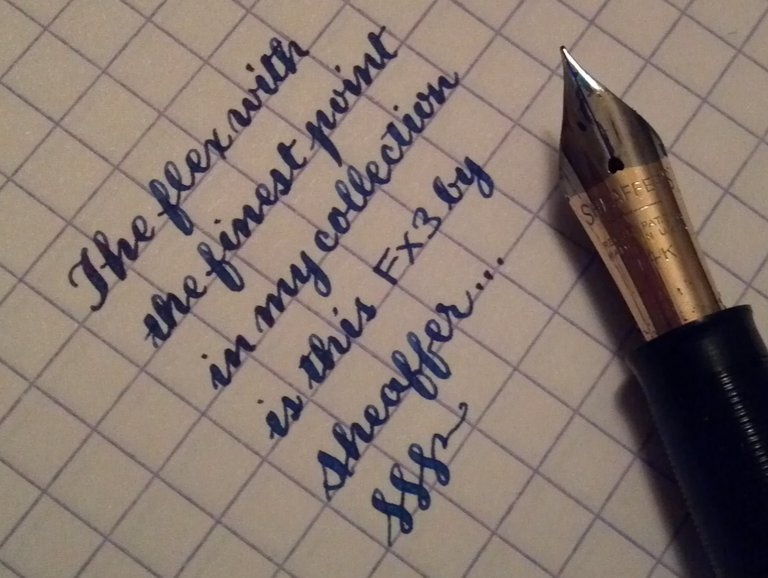 Probably My Most Valuable Flexible Nib To Date - Sheaffer Snorkel
