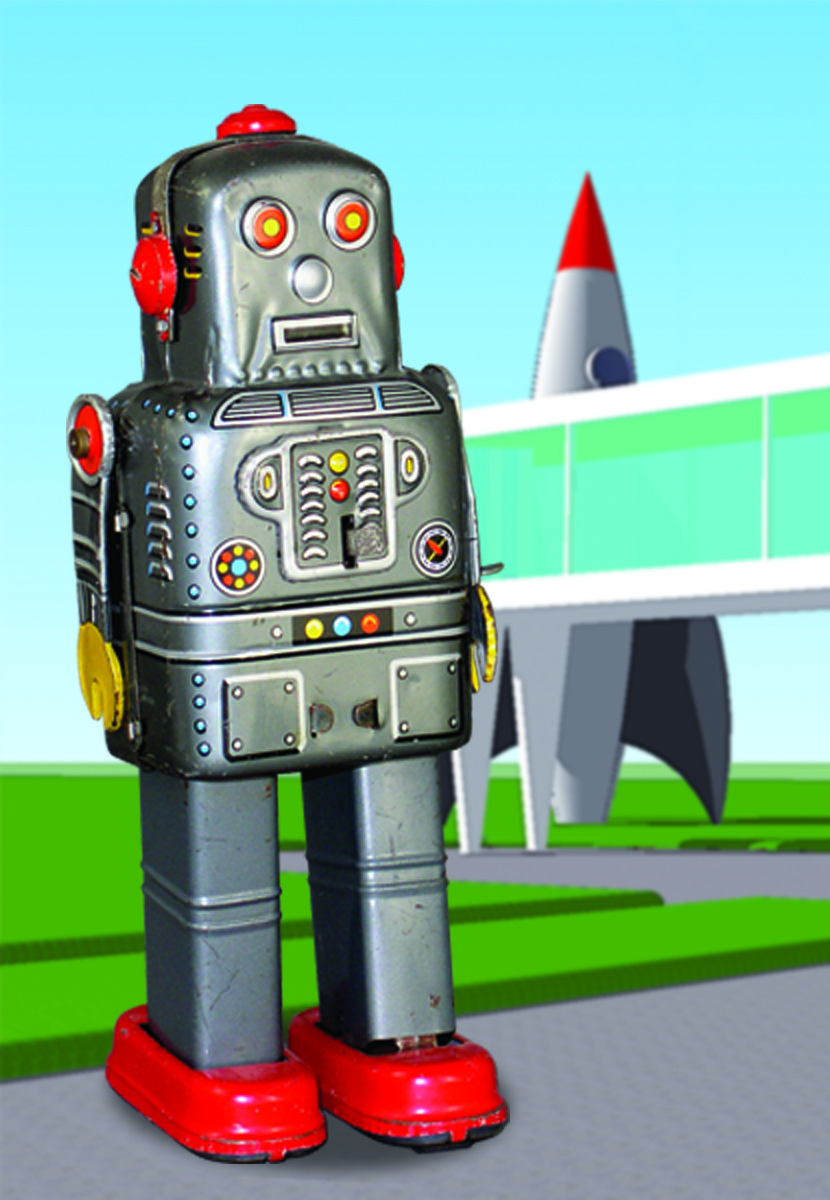 Mechanical Walking Spaceman