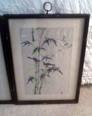 Asian Silk  Painting - Asian