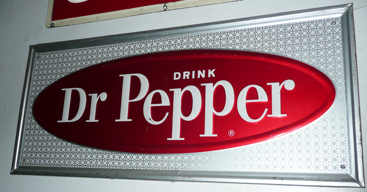 Dr Pepper Sign 