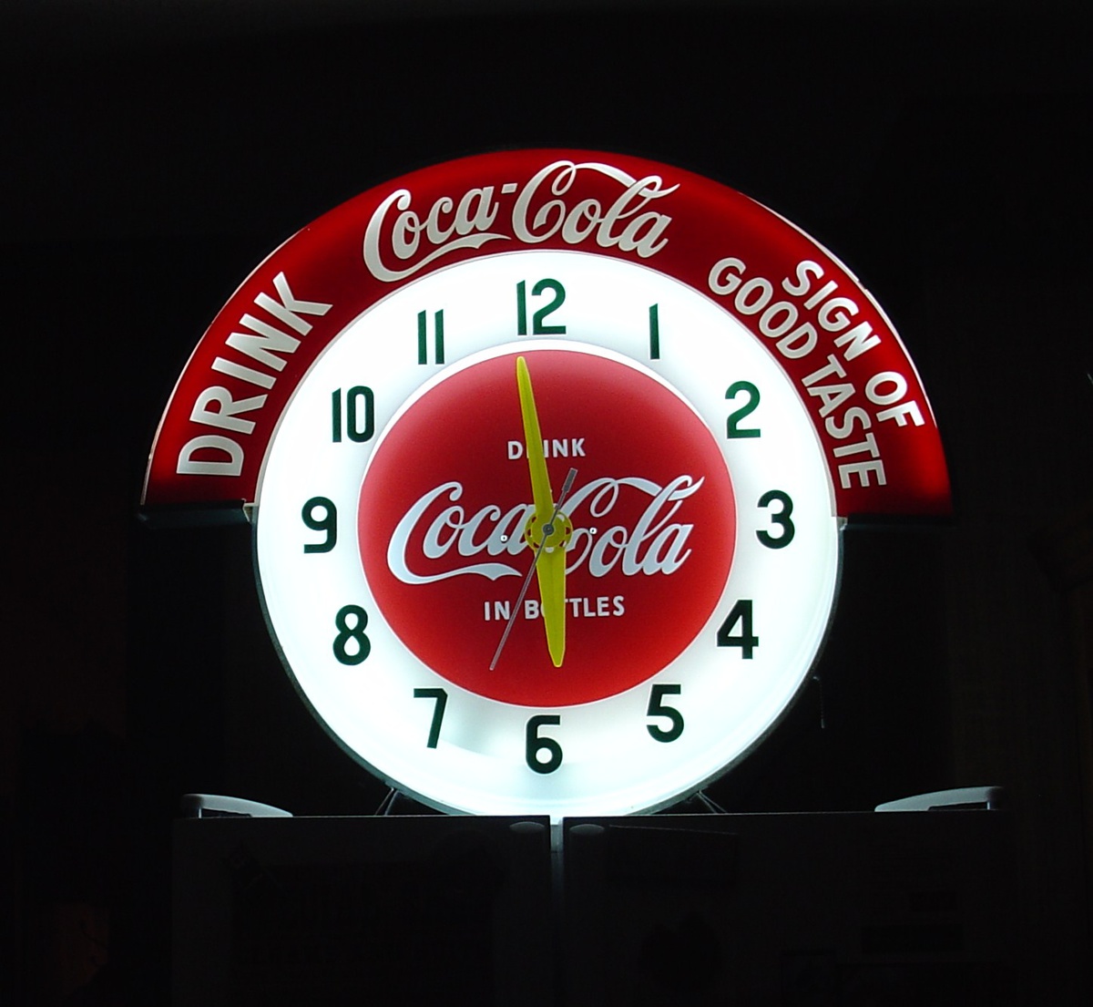 1950's Coca-Cola Marquee Neon Clock