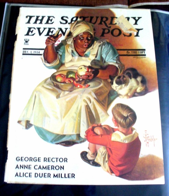 LEYENDECKER COVERS AND AFROAMERICAN FEMALES