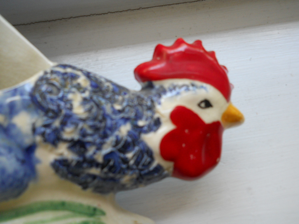 Luarte (CA) Rooster Wall Pockets - Art Pottery