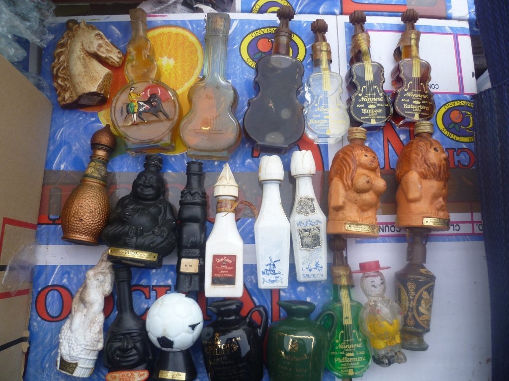 Selections from 1000 + mini wine/spirit bottle collection
