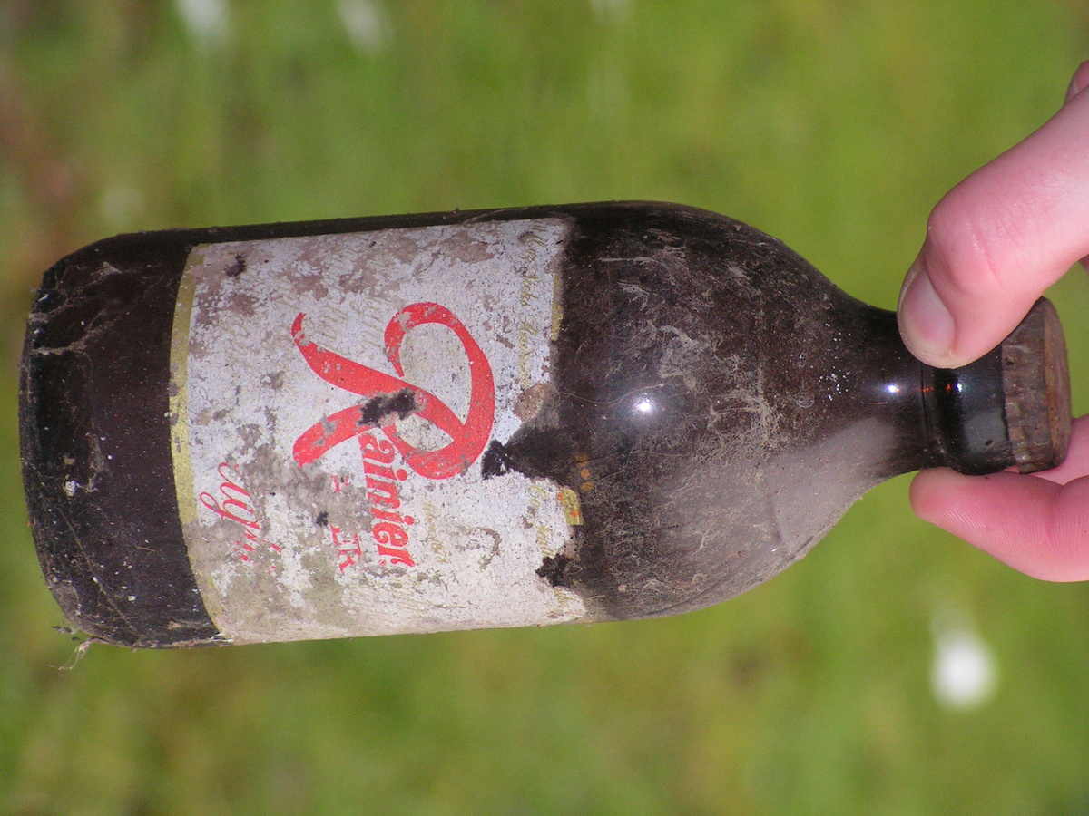 Beer bottle, unopened
