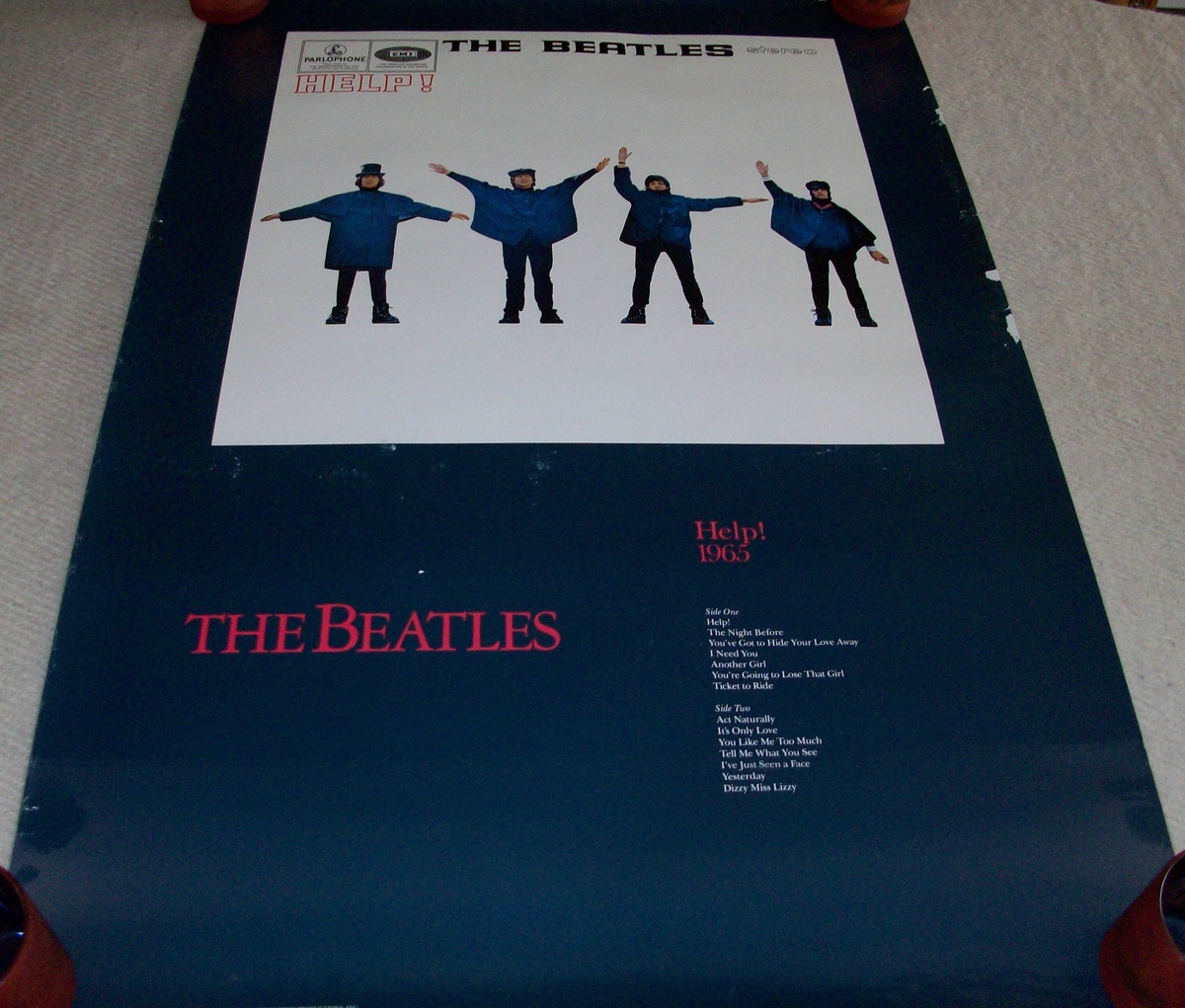 The Beatles Help Promotional Poster - Posters and Prints