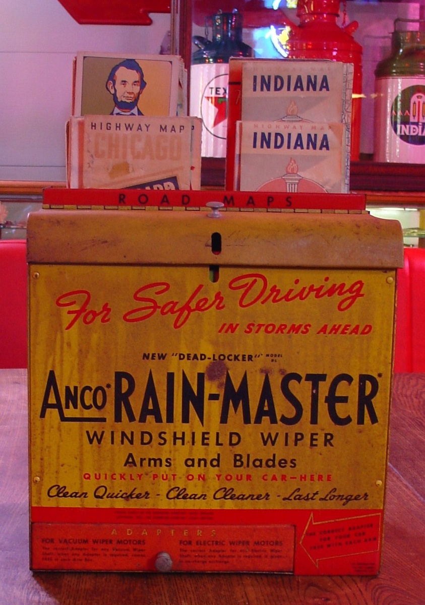 Anco...Rain-Master...Wiper Cabinet and Maps