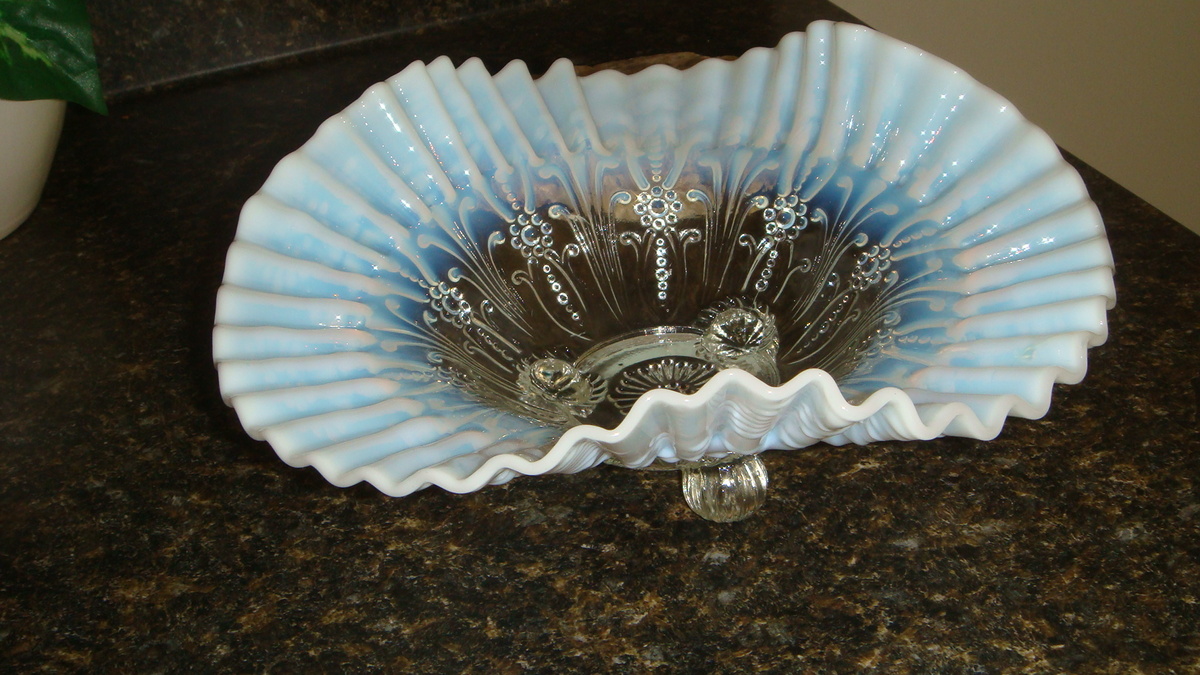 Glass - blue tint-have many of these-dish and bowl