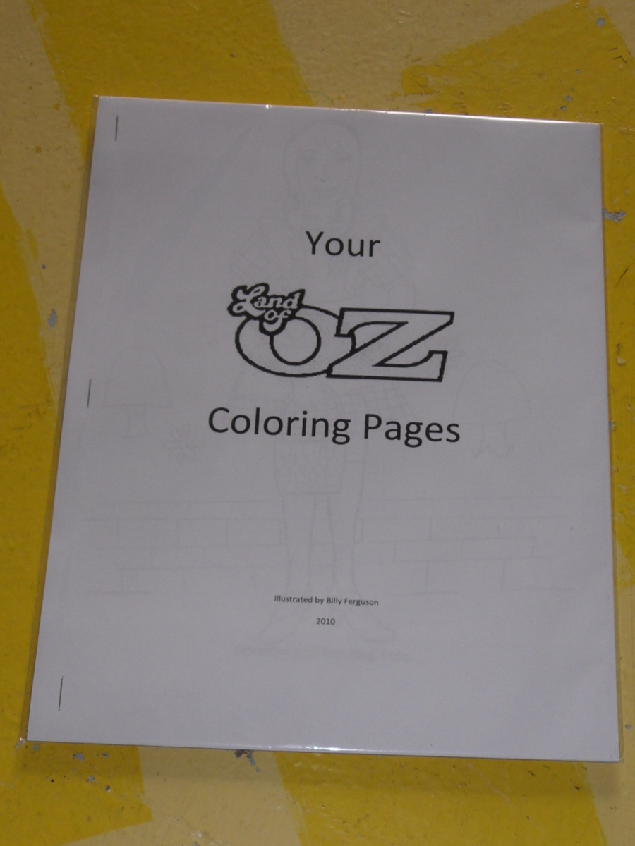 land of oz coloring pages