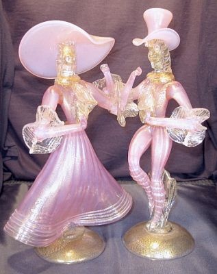 These Murano Dancers are much nicer than my poor pictures - Art Glass