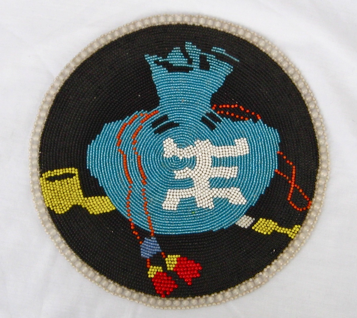 JAPANESE HAND BEADED NATIVE AMERICAN STYLE DECORATIVE ACCESSORY c - Asian